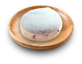 Donut ατομικό άχνη φράουλα