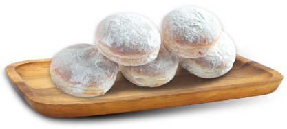 Μίνι donuts άχνη μπανάνα