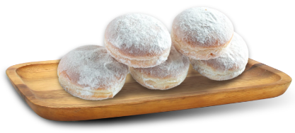 Μίνι donuts άχνη κρέμα